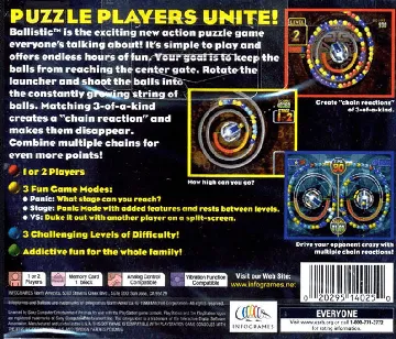 Ballistic (US) box cover back